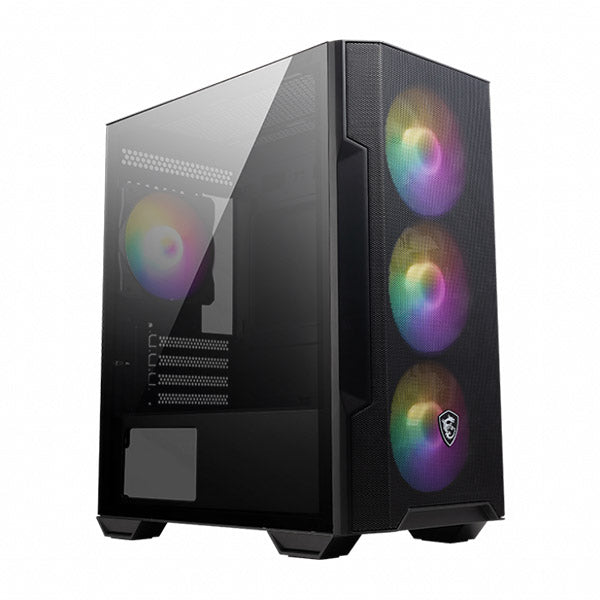 MSI MAG Forge M100R ARGB Mini Tower Cabinet, ATX Support, Up To 240 mm Radiator Support – TechCure India