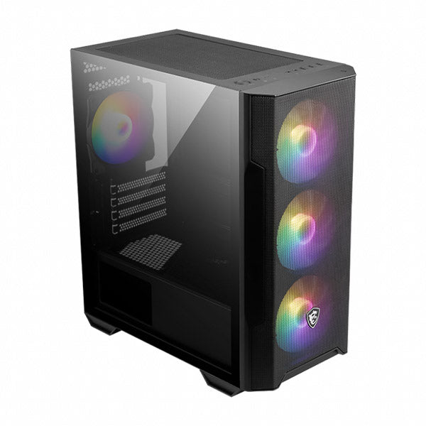 MSI MAG Forge M100R ARGB Mini Tower Cabinet, ATX Support, Up To 240 mm Radiator Support – TechCure India