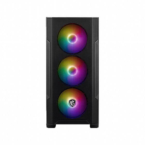 MSI MAG Forge M100R ARGB Mini Tower Cabinet, ATX Support, Up To 240 mm Radiator Support – TechCure India