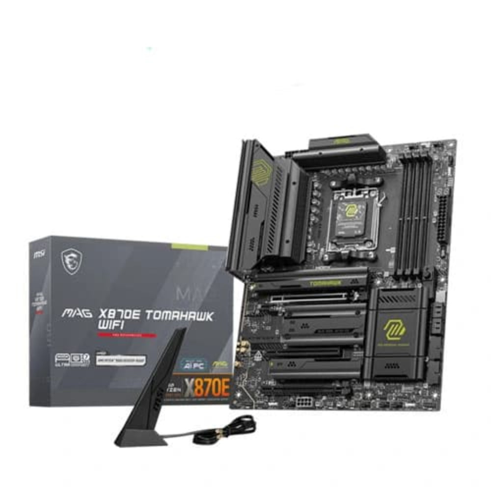 MSI MAG X870E Tomahawk Wifi DDR5 AMD Motherboard – TechCure India