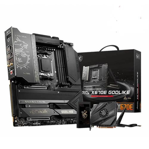 MSI MEG X670E Godlike WIFI DDR5 AMD Motherboard – TechCure India