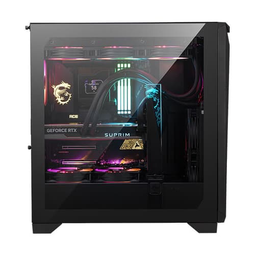 MSI MPG GUNGNIR 300R AIRFLOW Mid Tower Cabinet, E-ATX Support, Mesh Front Panel, USB Type C, 360 mm Radiator Support – TechCure India