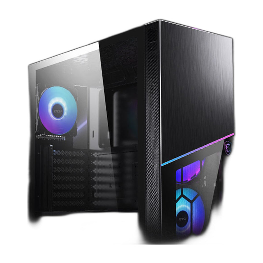 MSI MPG SEKIRA 100R ARGB (E-ATX) Mid Tower Cabinet with Tempered Glass Side Panel (Black) – photo 3 – TechCure India