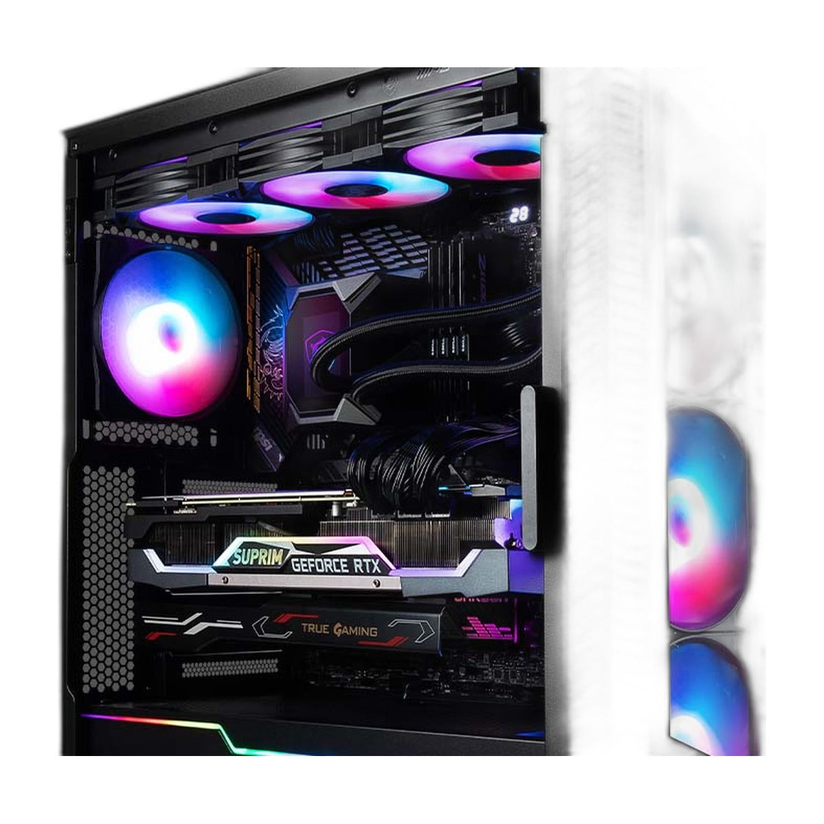 MSI MPG Velox 100R ATX Mid Tower Cabinet Tempered Glass Side Panel (Black) (MPG-VELOX-100R) – TechCure India