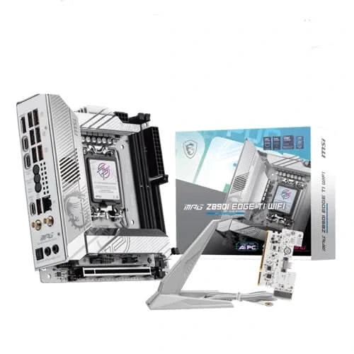 MSI MPG Z890I EDGE TI WIFI Intel Z890 LGA 1851 Mini-ITX Motherboard with Wi-Fi 7 – TechCure India