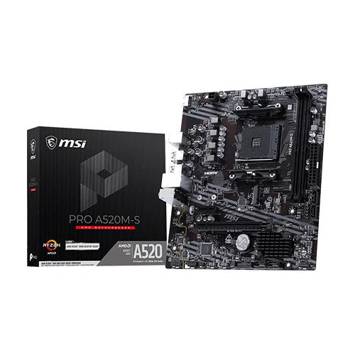 MSI PRO A520M-S M-ATX DDR4 Motherboard – photo 2 – TechCure India