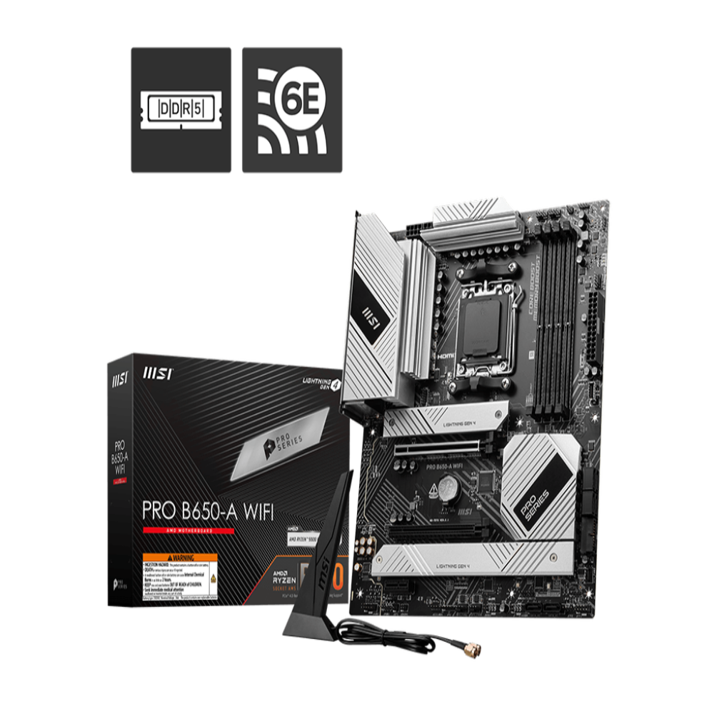 MSI PRO B650-A WIFI DDR5 AMD Motherboard – TechCure India