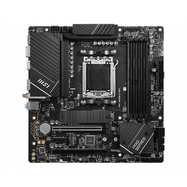 MSI Pro B650M-A Wifi DDR5 AMD Motherboard - 2