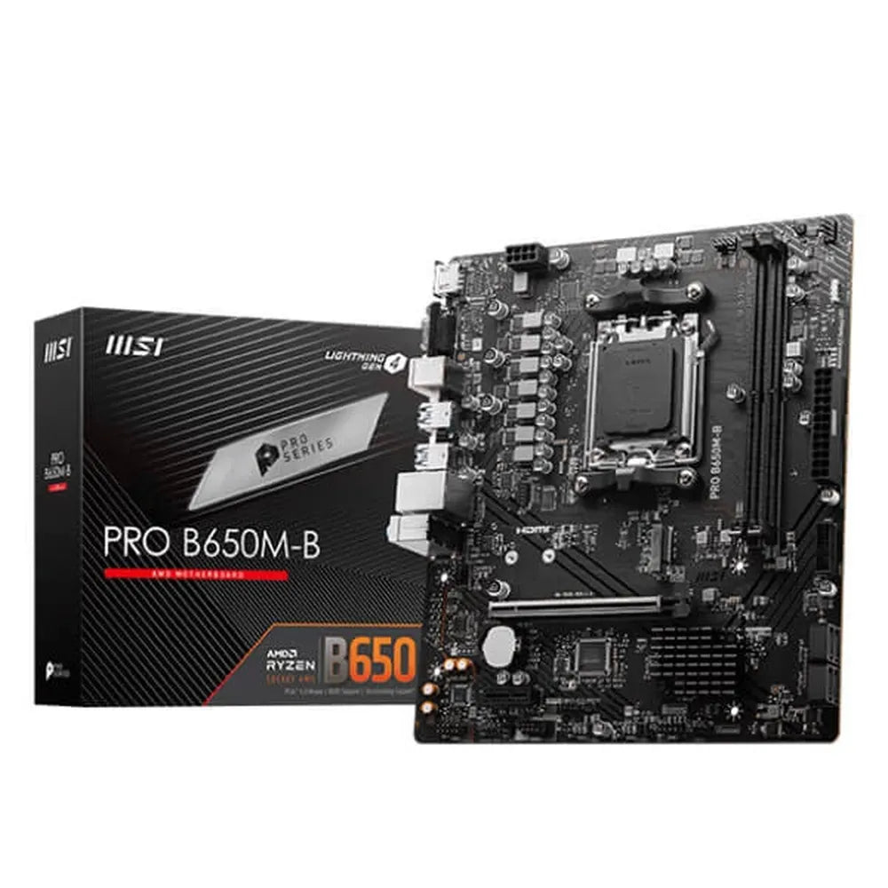 MSI Pro B650M-B DDR5 AMD Motherboard – TechCure India