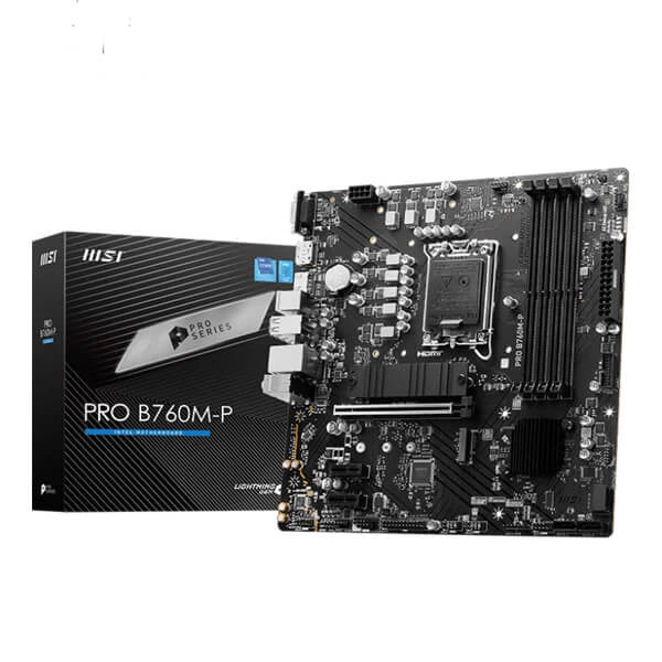 MSI Pro B760M-P DDR5 Intel Motherboard – Model MSI-PRO-B760MP-D5 – TechCure India