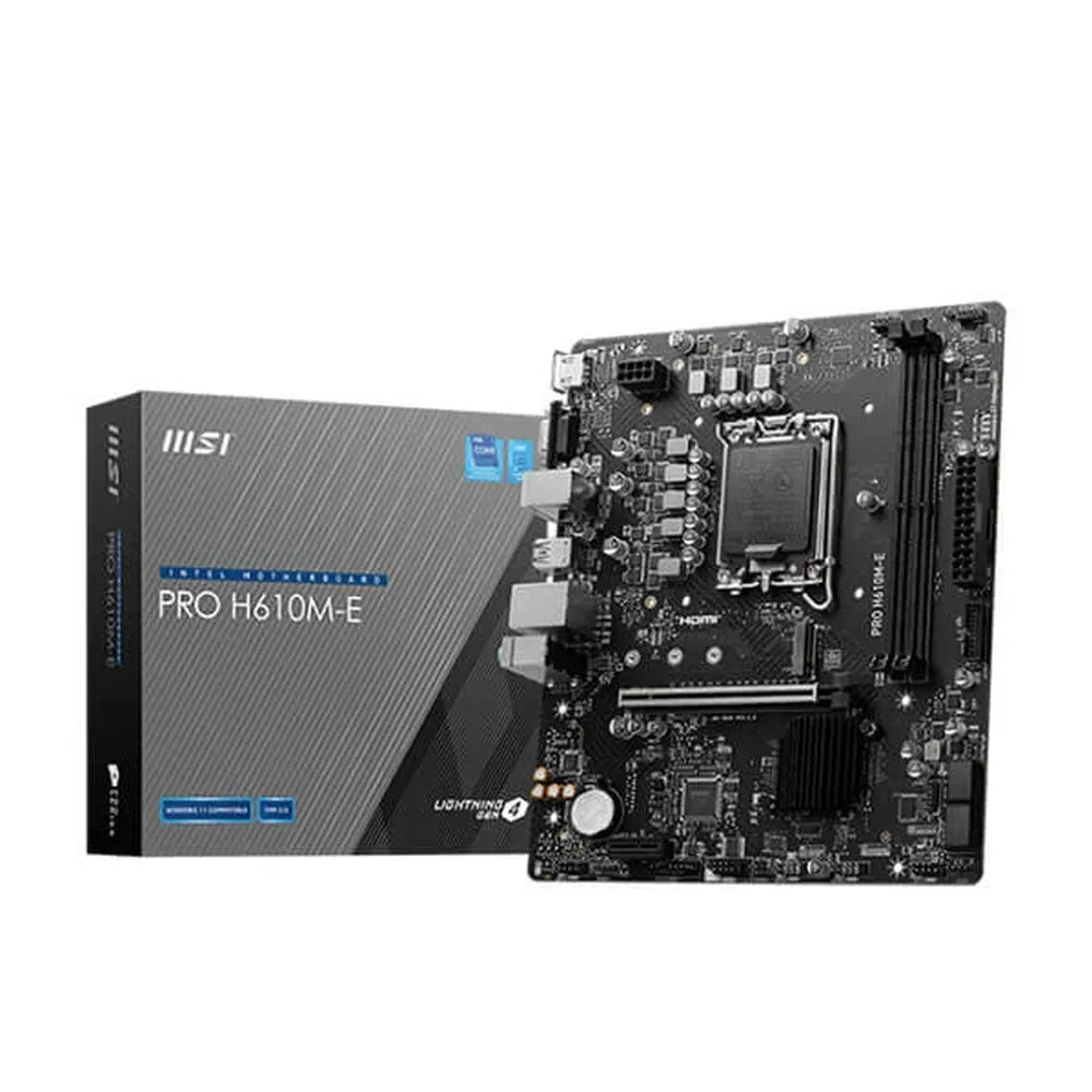 MSI Pro H610M-E DDR5 Intel Motherboard – TechCure India