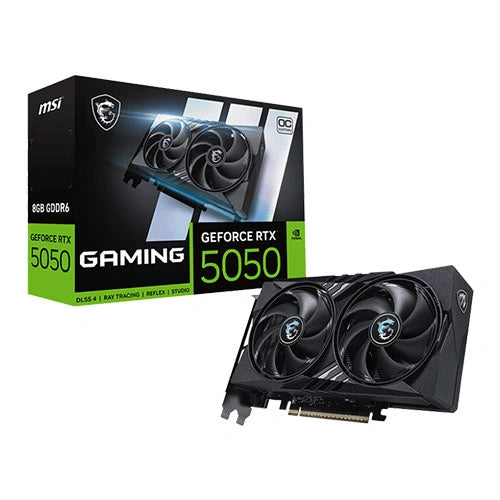 MSI RTX 5050 Gaming OC 8GB GDDR6 Graphics Card – Model G5050-8GC – TechCure India