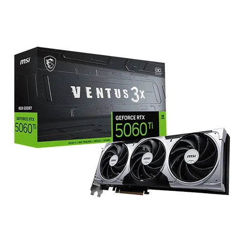 MSI RTX 5060 Ti Ventus 3X OC 8GB GDDR7 Graphics Card
