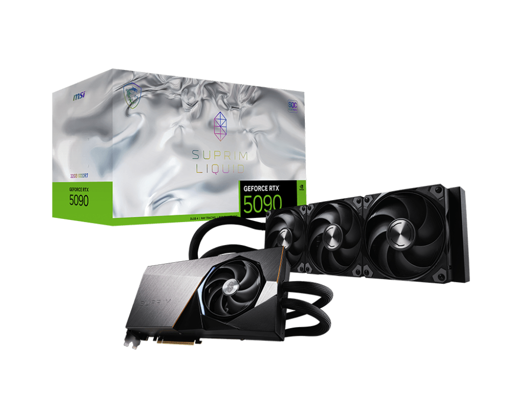 Msi Rtx 5090 Suprim Liquid SOC 32Gb GDDR7 Graphics Card – TechCure India