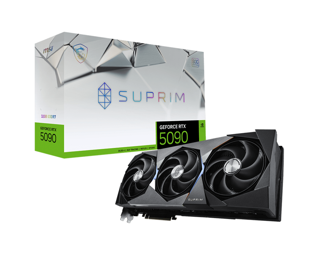 MSI Rtx 5090 Suprim SOC 32Gb GDDR7 Graphics Card – TechCure India