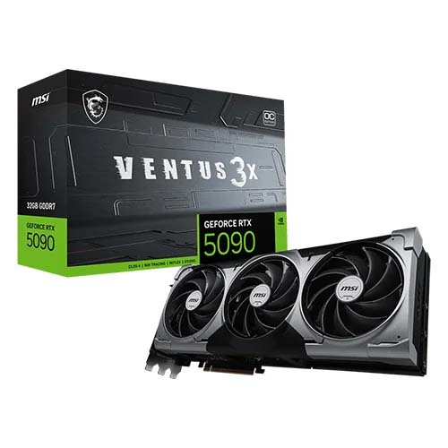 MSI RTX 5090 Ventus 3X OC 32GB GDDR7 Graphics Card – TechCure India