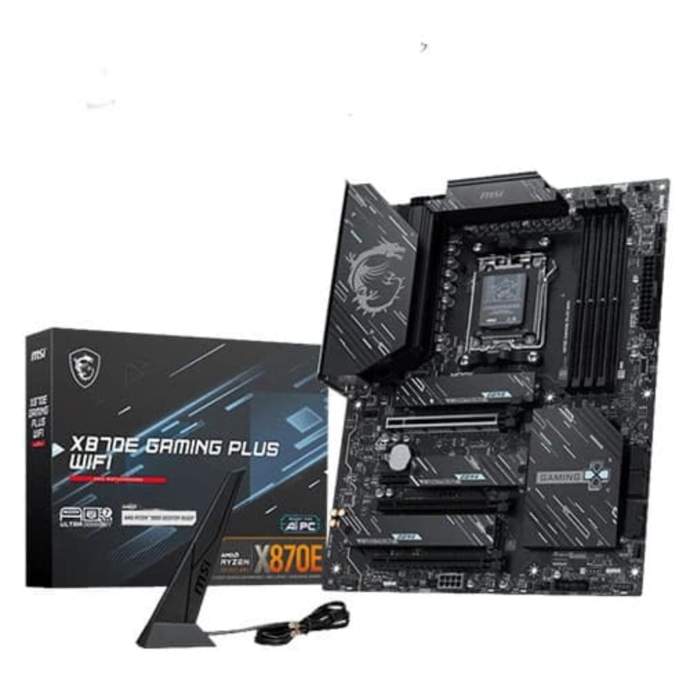 MSI X870E Gaming Plus Wifi DDR5 AMD Motherboard – TechCure India