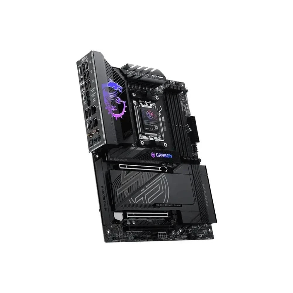 MSI X870E MPG CARBON MAX WIFI AMD Motherboard AM5 DDR5 ATX WiFi 7 – TechCure India