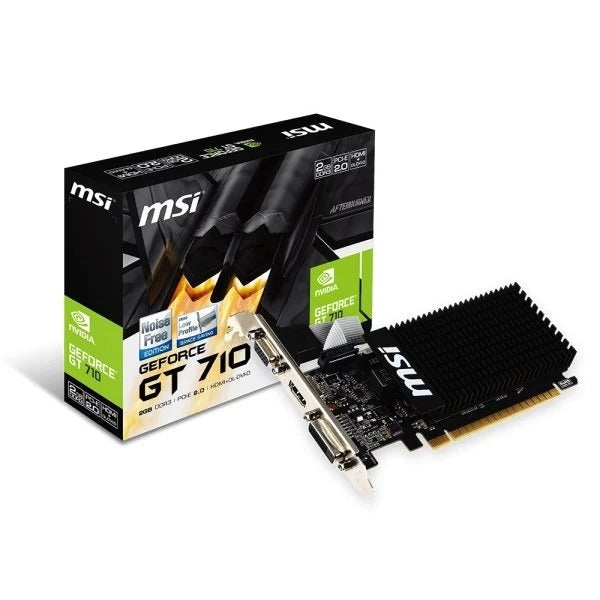 MSI GT 710 2GB DDR3 Low Profile Graphic Card – TechCure India