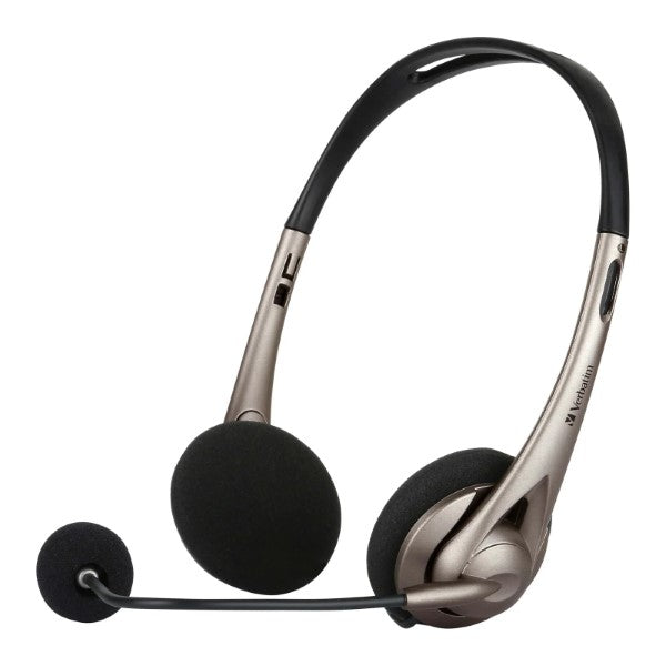 Verbatim USB Headset with Boom Mic – TechCure India