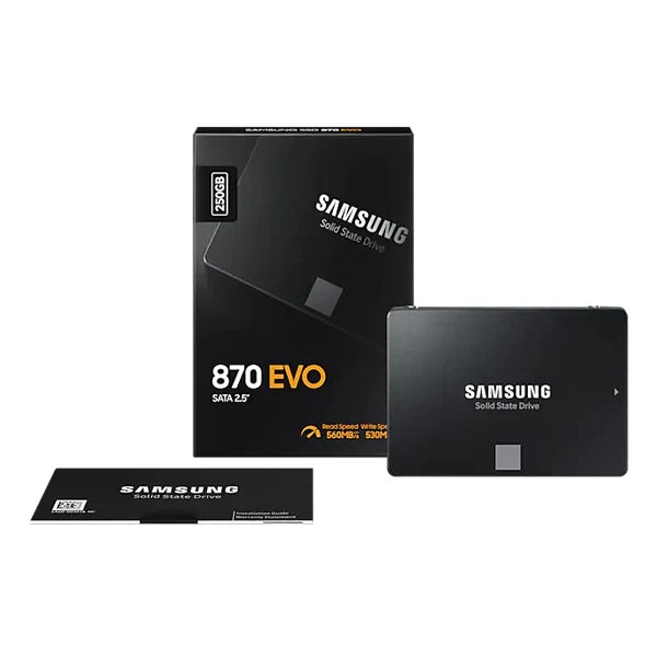 SAMSUNG 870 EVO 250GB 2.5 SATA SATA 3 Internal Solid State Drive (SSD) - 2
