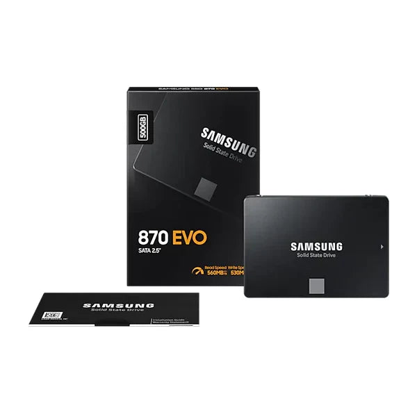 SAMSUNG 870 EVO 500 GB 2.5 SATA SATA 3 Internal Solid State Drive (SSD) - 2
