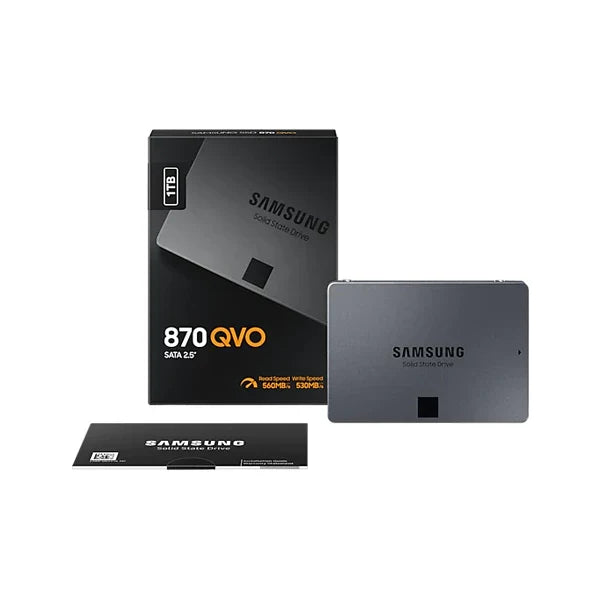 SAMSUNG 870 QVO 1TB 2.5 SATA SATA 3 Solid State Drive (SSD) - 2