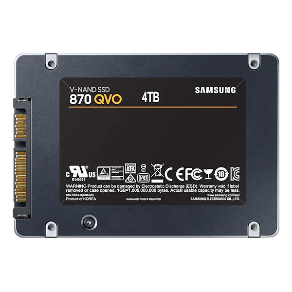 SAMSUNG 870 QVO 4TB 2.5 SATA SATA 3 Solid State Drive (SSD) - 6