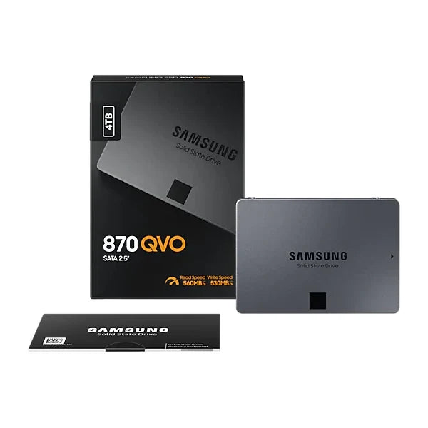 SAMSUNG 870 QVO 4TB 2.5 SATA SATA 3 Solid State Drive (SSD) - 2