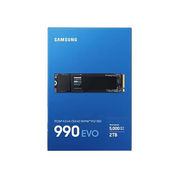 Samsung 990 EVO 2TB M.2 NVMe Gen4 SSD MZ-V9E2T0BW – TechCure India