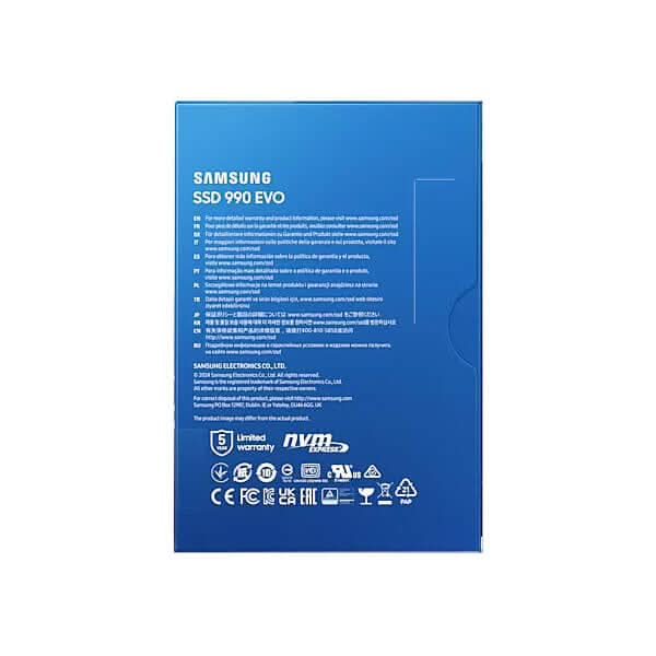 Samsung 990 EVO 2TB M.2 NVMe Gen4 SSD MZ-V9E2T0BW – TechCure India
