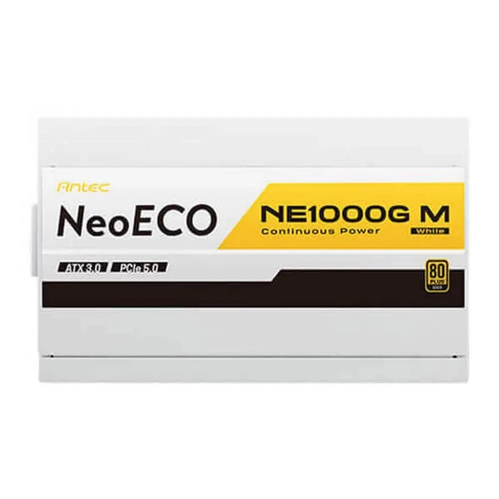 ANTEC NE1000G 1000W 80+ Gold Fully Modular ATX 3.0 Power Supply (White) - 2