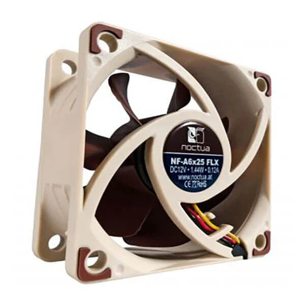 NOCTUA NF-A6x25 FLX 60mm Non-RGB Cabinet Fan (Single Pack) - 3