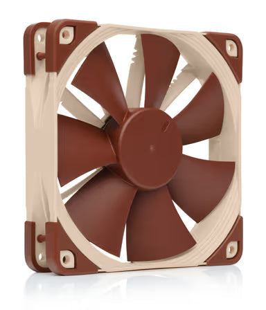 NOCTUA NF-F12 PWM 120mm Non RGB Cabinet Fan ( Brown ) – TechCure India