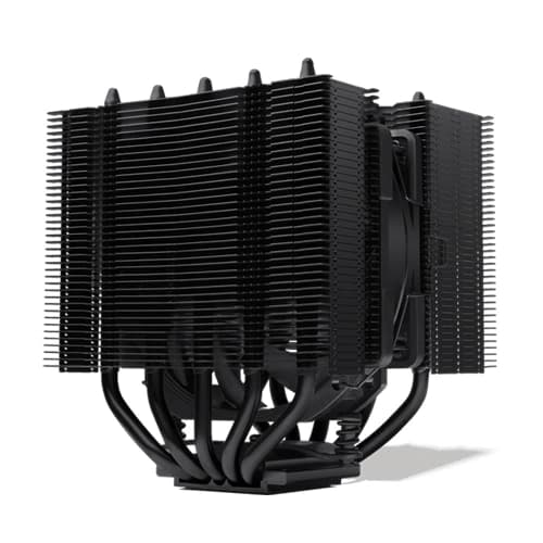 NOCTUA NH-D12L Chromax Black 120mm Dual Tower CPU Air Cooler ( Black ) – TechCure India