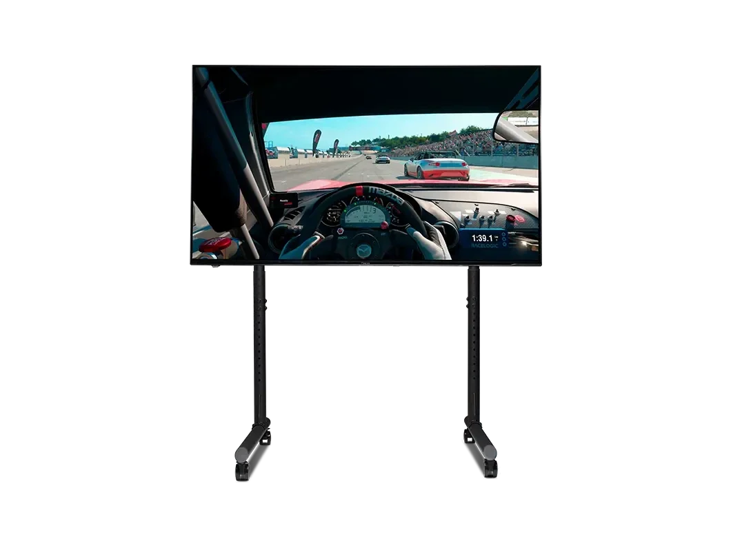 NLR Round Tube Freestanding Single Monitor Stand – photo 2 – TechCure India