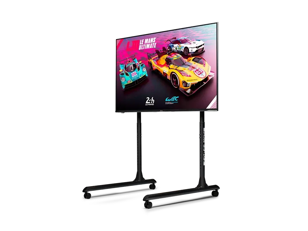 NLR Round Tube Freestanding Single Monitor Stand – photo 3 – TechCure India
