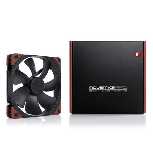 Noctua NF-A14 iPPC-24V-2000 SP IP67 PWM Heavy Duty Cooling Fan 24V Version (140mm, Black) – TechCure India