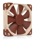 NOCTUA NF-F12 PWM 120mm Non RGB Cabinet Fan ( Brown ) – TechCure India