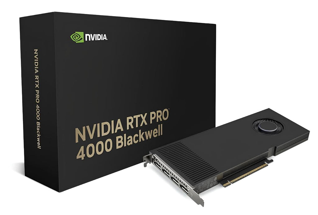 NVIDIA Quadro RTX PRO 4000 Blackwell 24GB Graphic Card – TechCure India