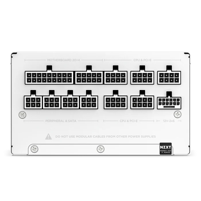 NZXT C850 850 Watt Gold ATX 3.1 Power Supply White (PA-8G2BW-AU) – TechCure India