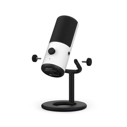 NZXT Capsule Mini Small Cardioid USB Gaming Microphone – White AP-WMMIC-W1 – TechCure India