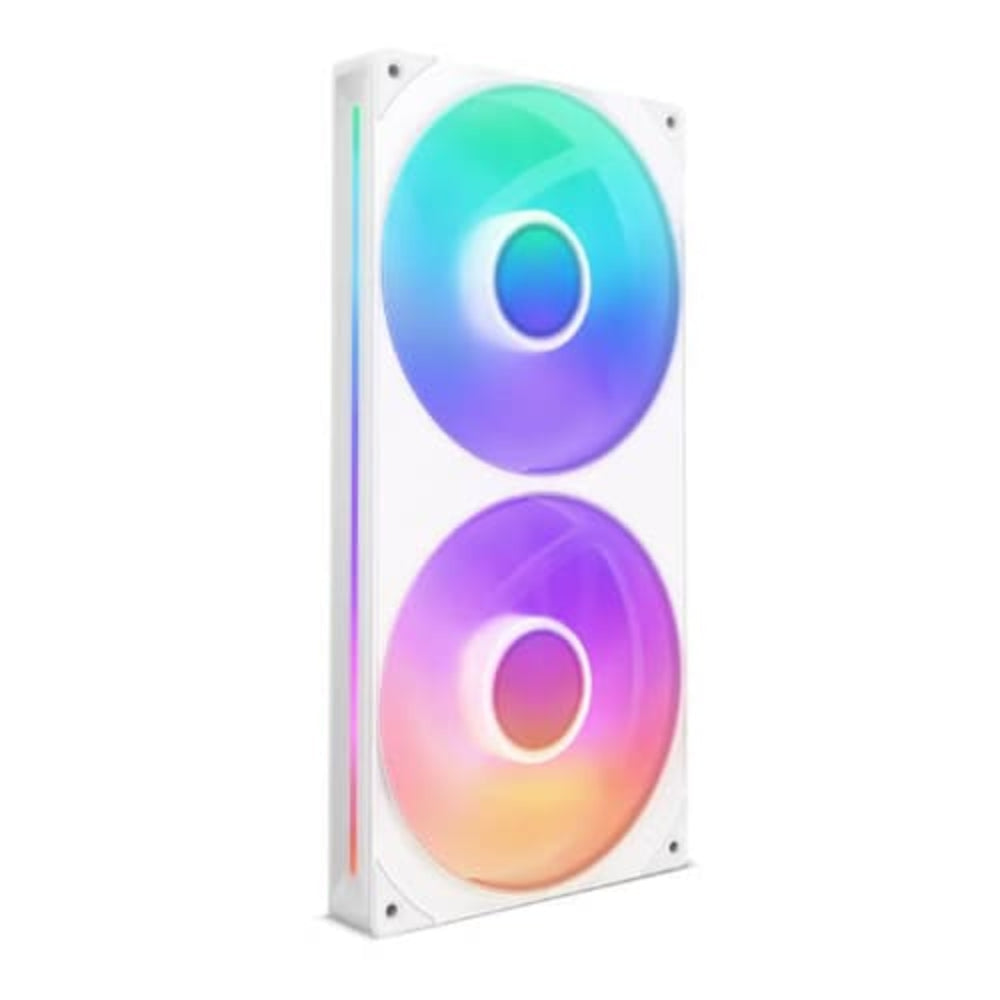 NZXT F280 Core RGB Cabinet Fan (White) (Dual Pack) – TechCure India