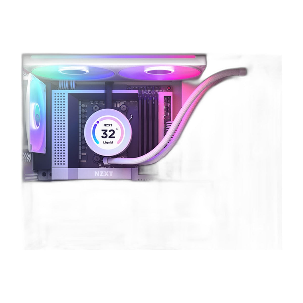 NZXT H5 Flow RGB 2024 E-ATX Mid Tower Cabinet White (CC-H52FW-R1) – photo 4 – TechCure India