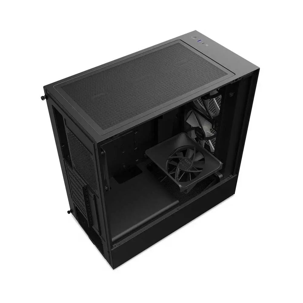 Nzxt H5 Flow Rgb Atx Mid Tower Cabinet (Black) (CC-H51FB-R1) – TechCure India