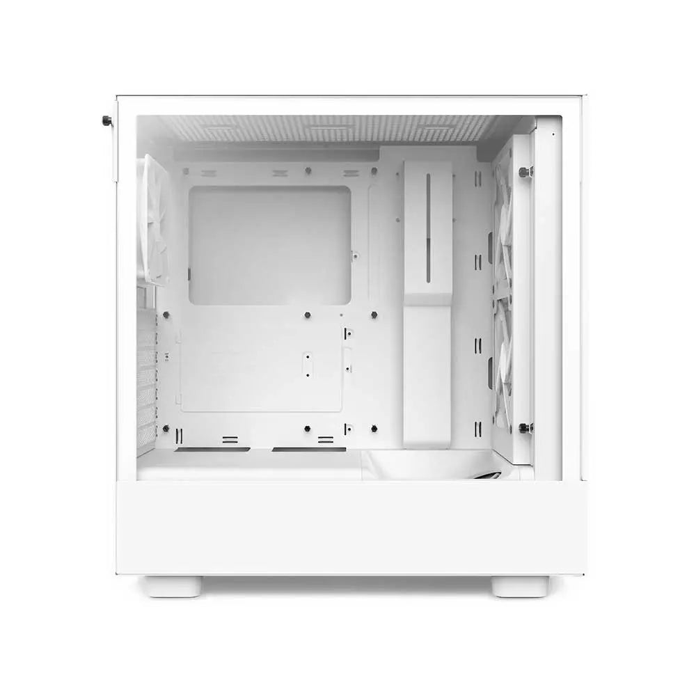 Nzxt H5 Flow Rgb Atx Mid Tower Cabinet (White) (CC-H51FW-R1) – TechCure India