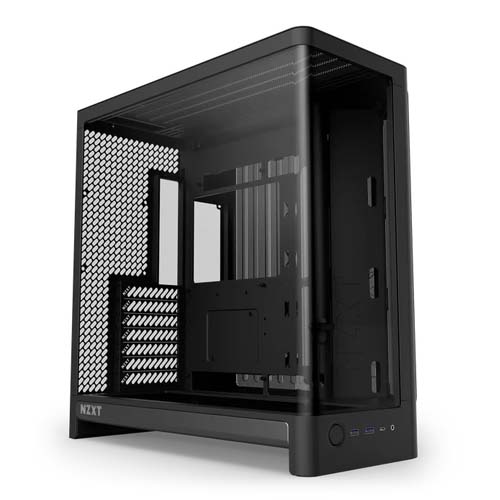 NZXT H6 2026 Black Dual-Chamber Mid-Tower Case CC-H62FB-01 – TechCure India