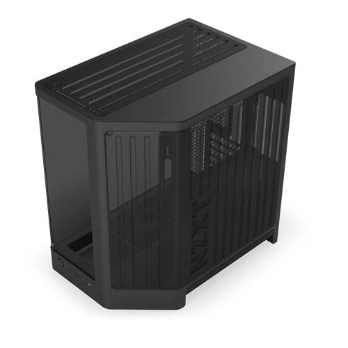 NZXT H6 2026 Black Dual-Chamber Mid-Tower Case CC-H62FB-01 – TechCure India