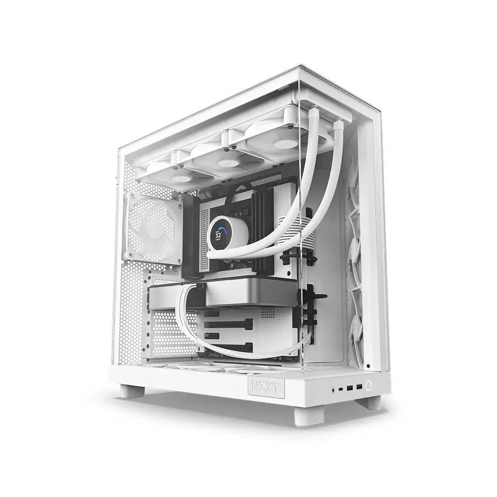 Nzxt H6 Flow Atx Mid Tower Cabinet Matte White (CC-H61FW-01) – TechCure India