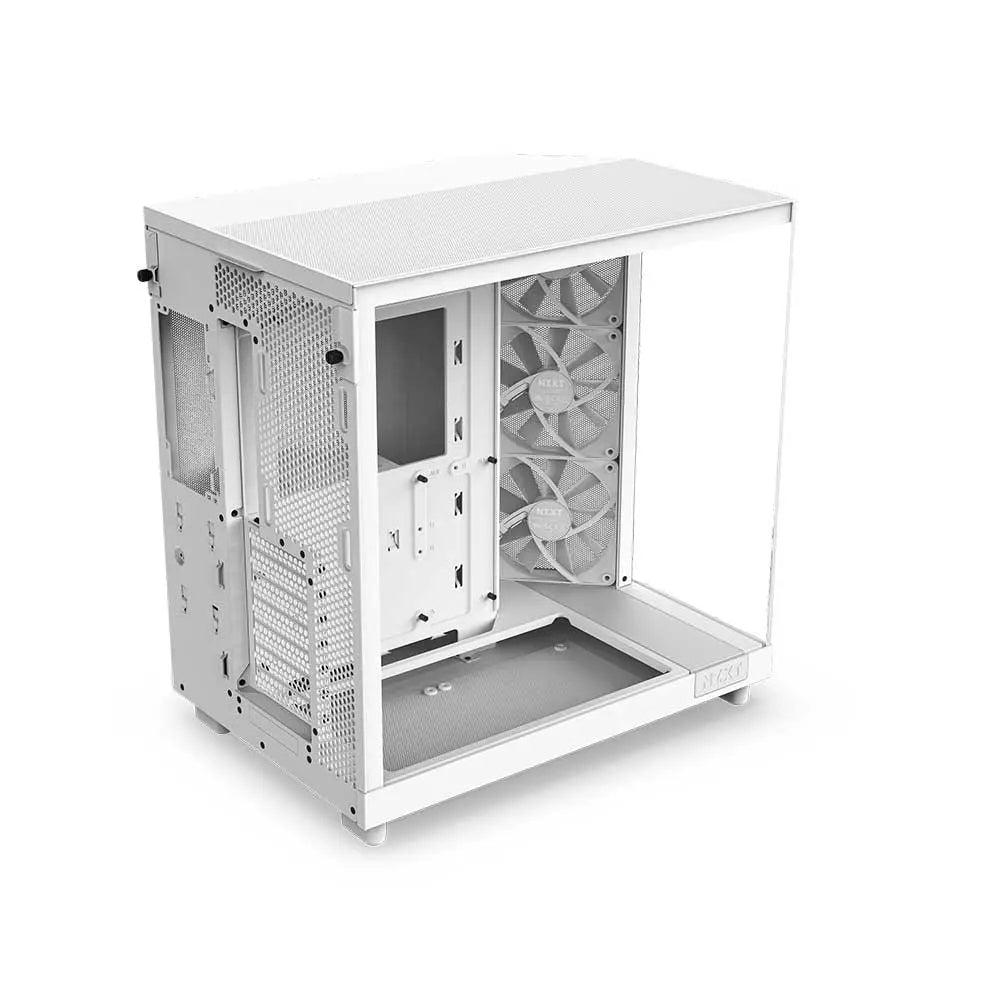 Nzxt H6 Flow Atx Mid Tower Cabinet Matte White (CC-H61FW-01) – TechCure India
